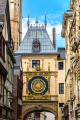 Clock in Rouen