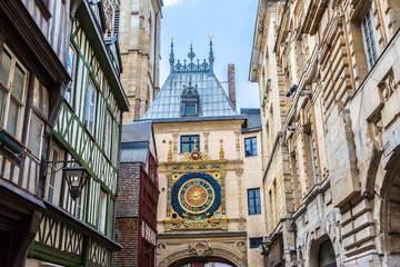 Clock in Rouen