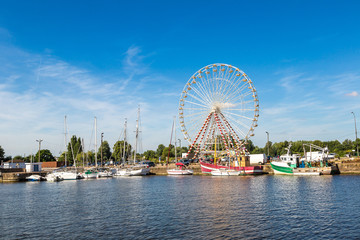 Retro Ferris Wheel in Honfleur
