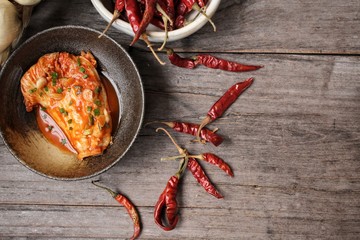 Kimchi korean food