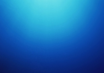 Shades of blue color under the sea.
