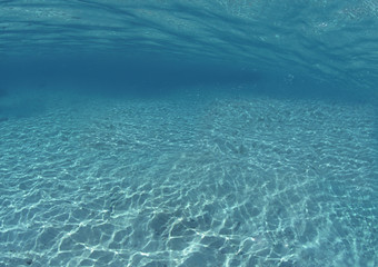 Beautiful scene of ripple underwater.
