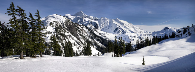 Mt. Shucksan Panorama, North Cascades, Washington State © Roger