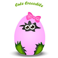 baby crocodile or alligator