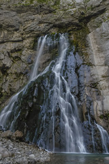 Obraz na płótnie Canvas Waterfall in mountain