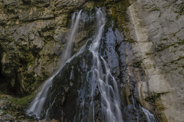 Obraz na płótnie Canvas Waterfall in mountain
