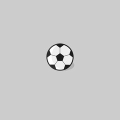 Fototapeta premium Flat Soccer or Foot Ball. Isolated.