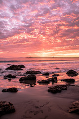 Fototapeta na wymiar Beautiful Corona Del Mar Sunset 