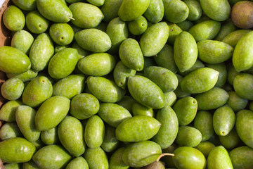 Green Olives Background