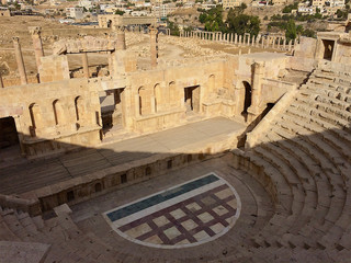Opera house ruins at Jerash,Jordan