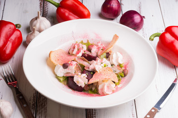 beet salad with cheese