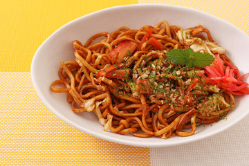 おいしそうな焼きそば
