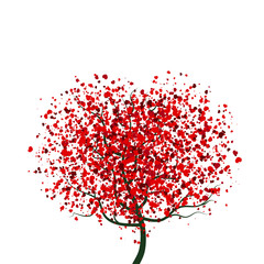 Hearts Tree for Valentines Day