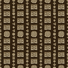 Celtic knot seamless pattern