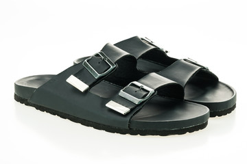 Men leather sandal and flip flop shoes
