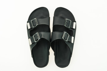 Men leather sandal and flip flop shoes