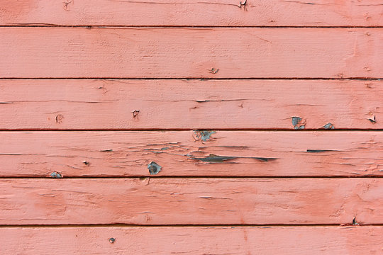 Pink wooden wall. Artistic background. Soft Focus. Poster template, social media post template.