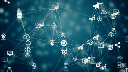 internet of things, symbol of IT industry
