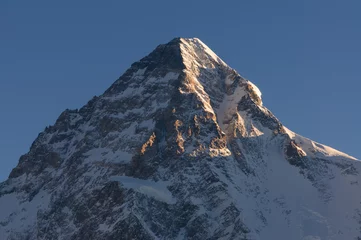 Fotobehang K2 Zonlicht op de top van de K2-bergtop in een ochtend, K2-trektocht, Pakis