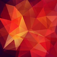Obraz premium Abstract polygonal vector background. Brown geometric vector illustration. Creative design template.