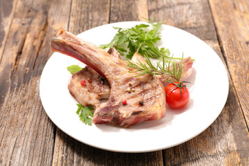 grilled lamb chop