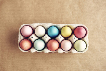 Picture of full painted egg box