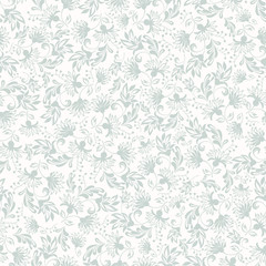 Seamless background in Damascus style. Vintage ornament. Use for wallpaper, printing on the packaging paper, textiles.