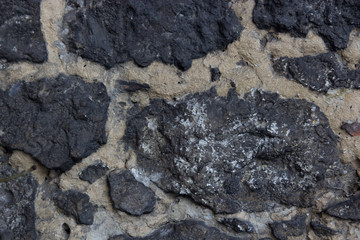 Abstract background of stone wall texture