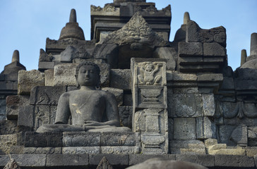 Obraz premium Borobudur, Yogyakarta, Java, Indonesia