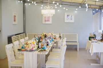 Elegant Wedding Reception table decor and centerpieces