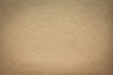 Empty Paper Texture Background For Artwork Gently Brown Golor With Vignette.