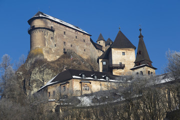 Orava Castle ( Oravsky hrad ). Slovakia.