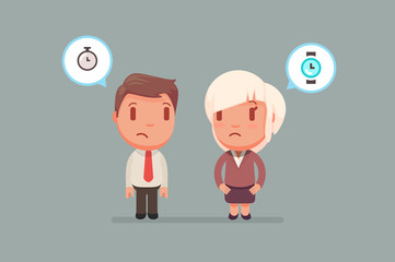 cute characters vector illustration