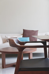 detail image of modern living room.