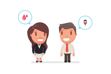 cute characters vector illustration