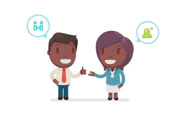 cute characters vector illustration