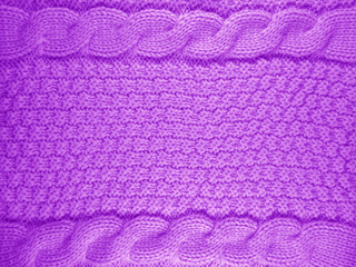 Knitted Wool Background - Violet