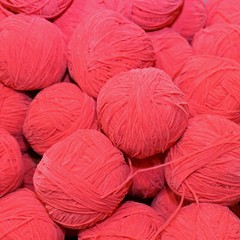 lots of soft wool for sale balls in wool and fabric store