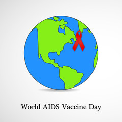 World AIDS Vaccine day background