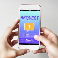 Messaging Communication Notification Alert Reminder Concept