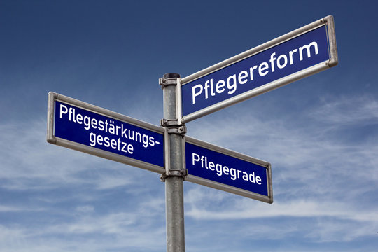 Wegweiser Pflegereform, Pflegest&auml;rkungsgesetze und Pflegegrade