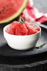 Watermelon sorbet