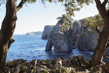 Acantilados de Pimiango en Asturias