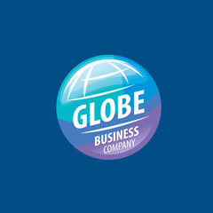 Earth logo template. Globe sign