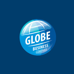 Earth logo template. Globe sign