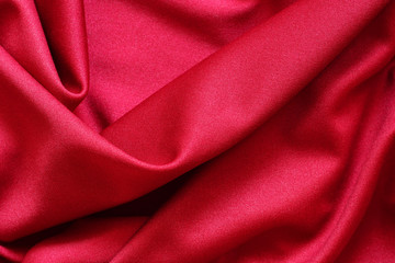 drape of red cloth