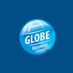 Earth logo template. Globe sign
