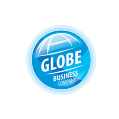 Earth logo template. Globe sign