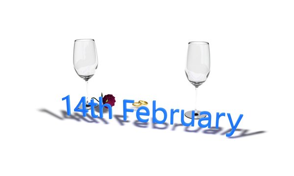 14th February. Valentine's Day