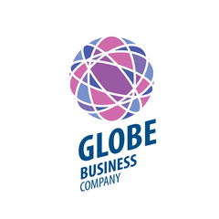 Earth logo template. Globe sign